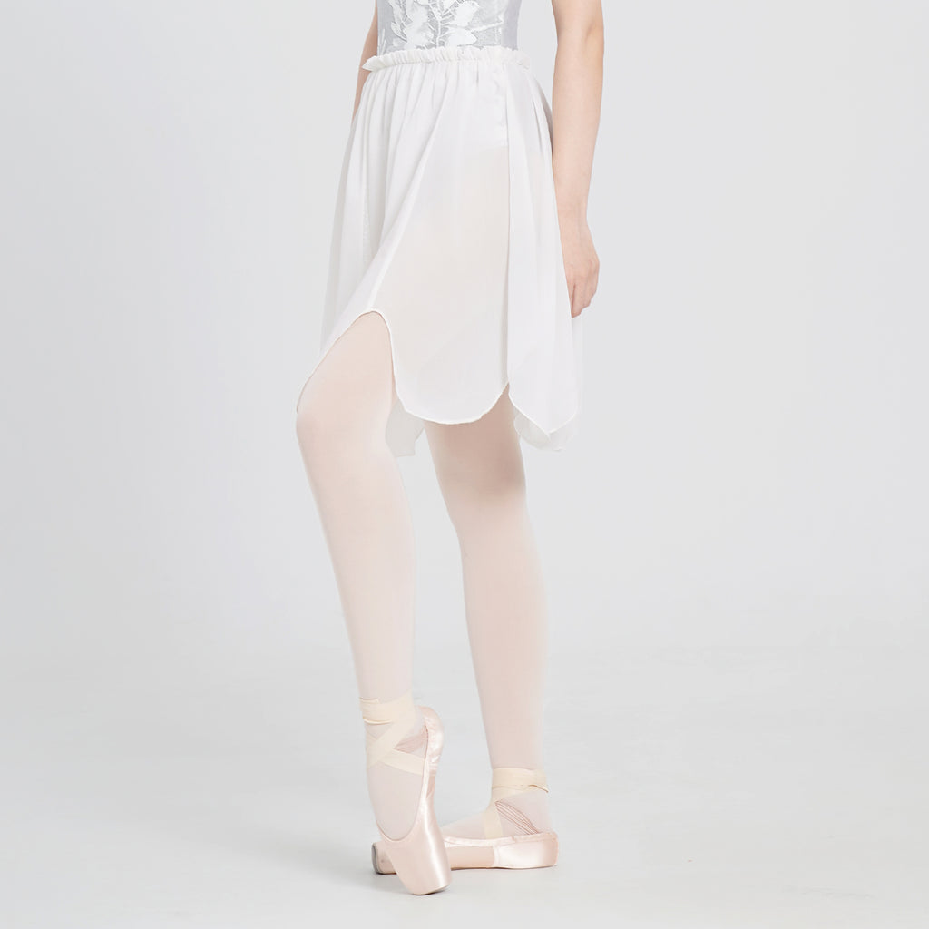 Chiffon Lace Panel Petal Ballet Skirt