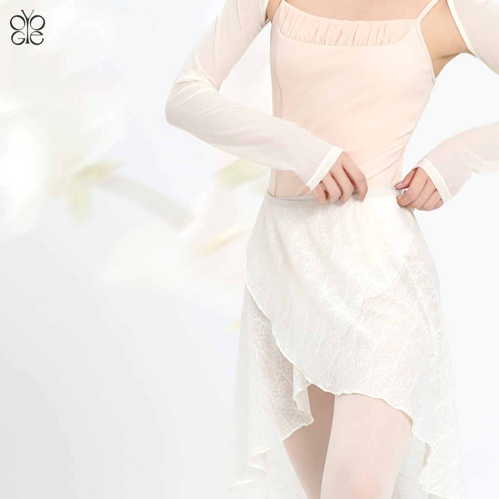 Elastic Waist Water Tulle Ballet Skirt