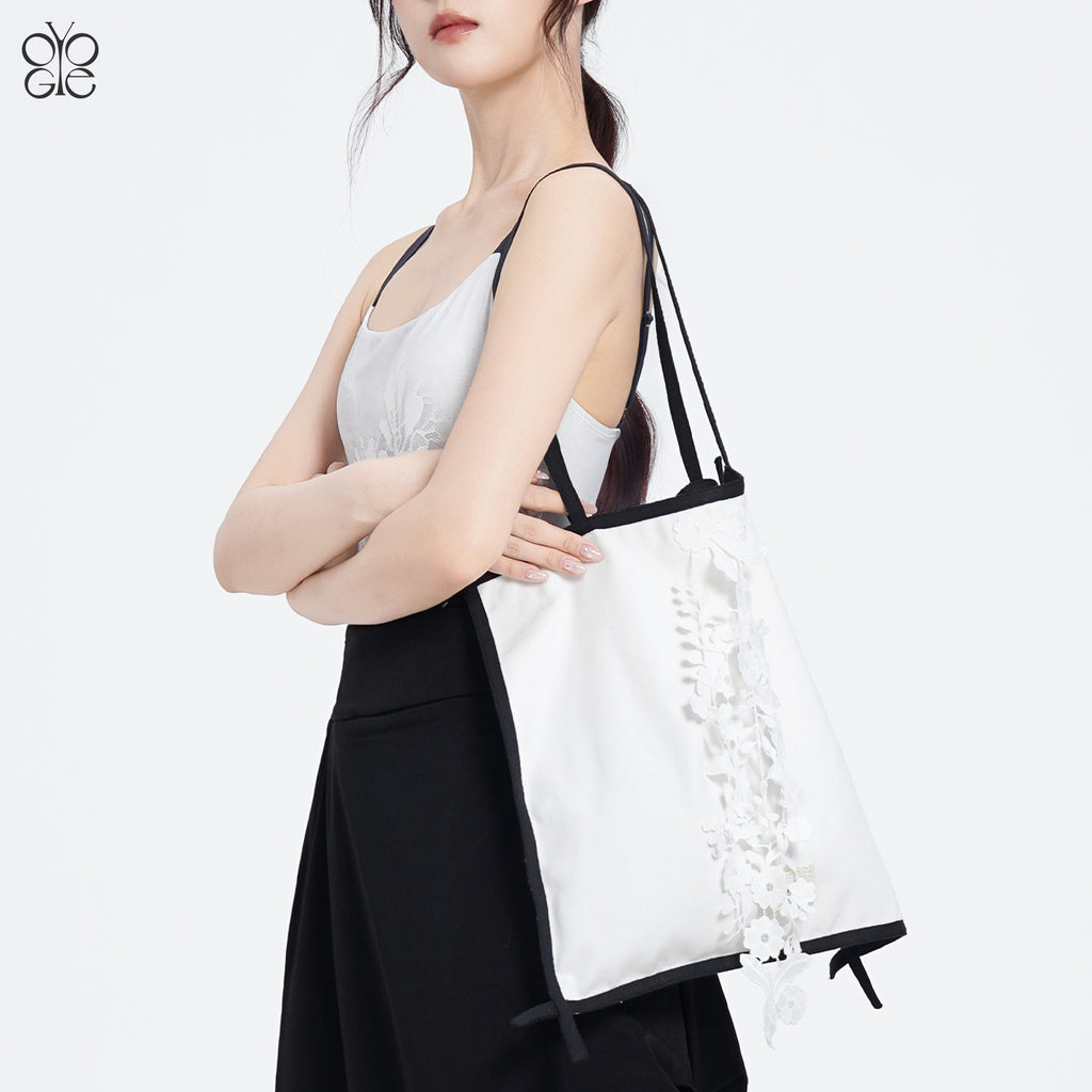 Wheat Stitch Single Shoulder Satchel