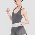 Nylon Halter Cami Leotard