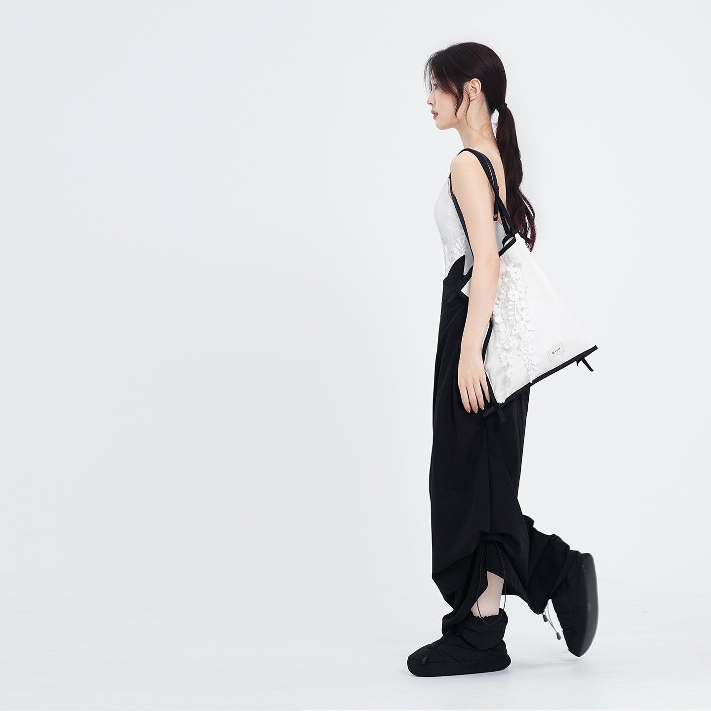 Wheat Stitch Single Shoulder Satchel