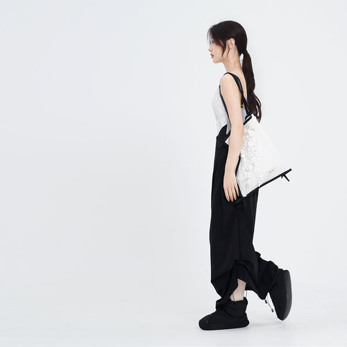 Wheat Stitch Single Shoulder Satchel