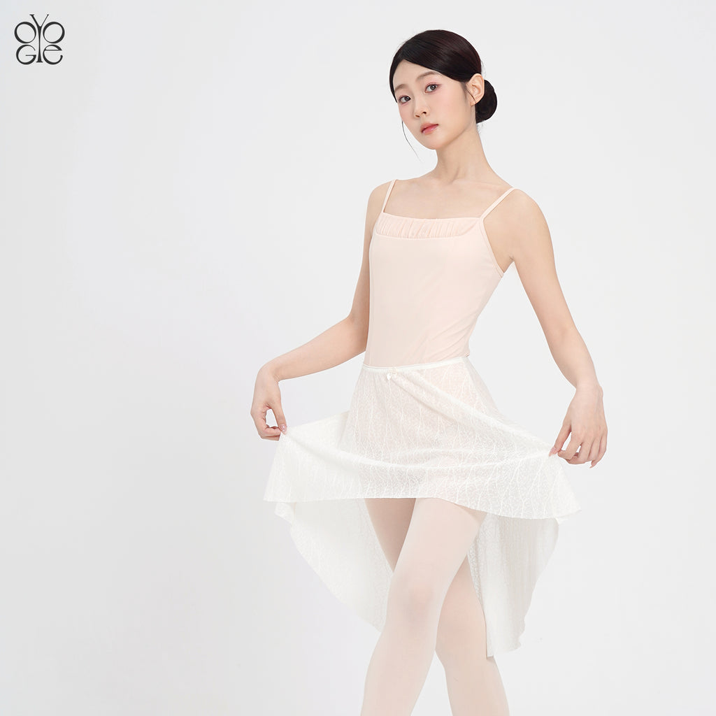 Elastic Waist Water Tulle Ballet Skirt