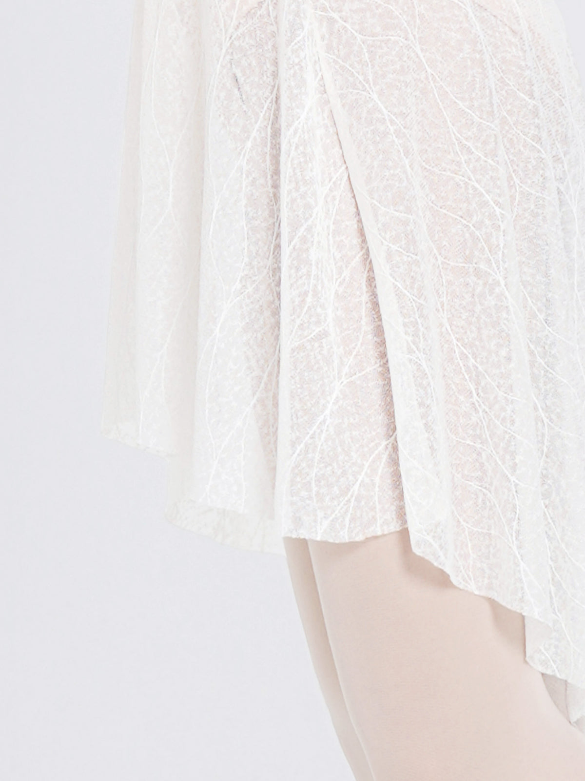 Tie Waist Midi Tulle Ballet Skirt