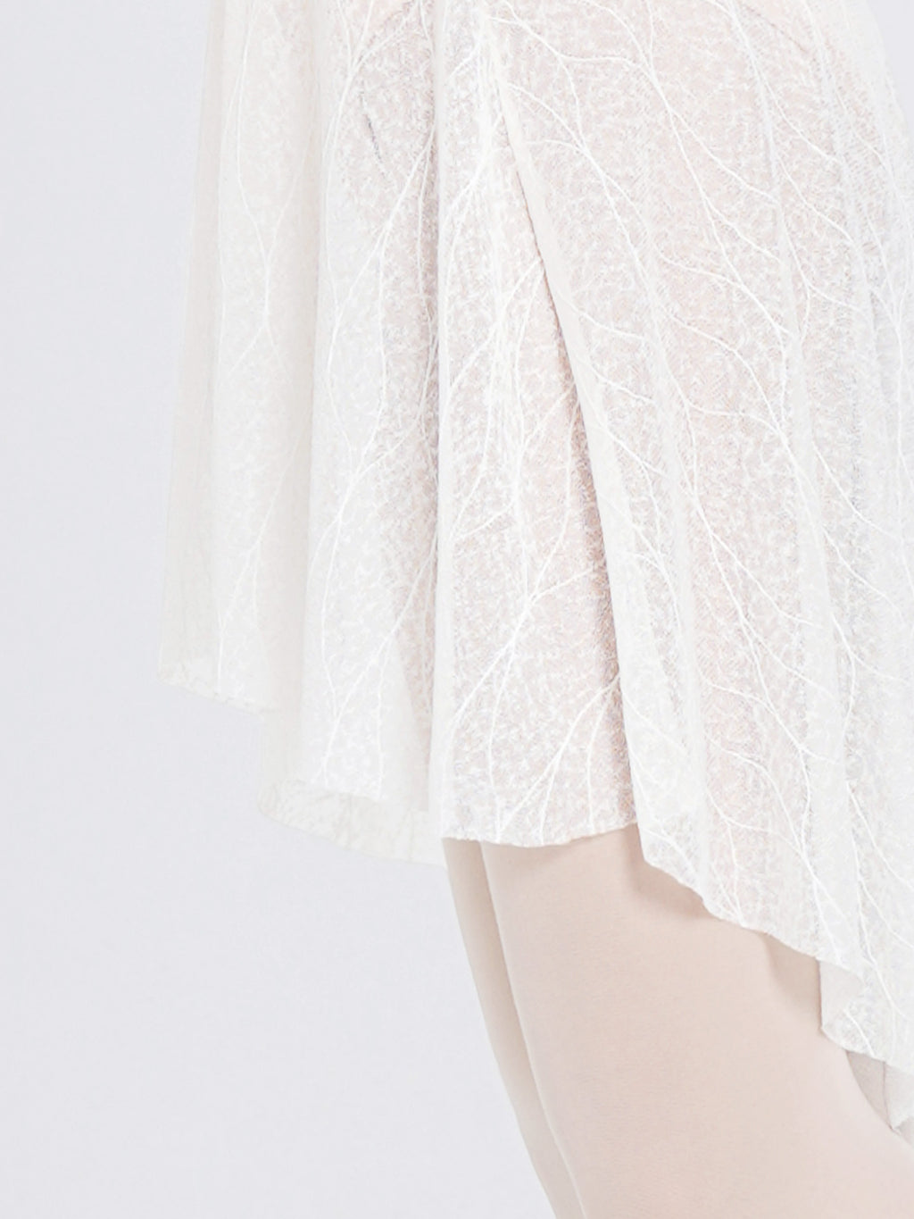 Elastic Waist Water Tulle Ballet Skirt