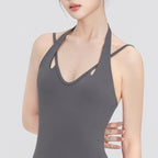 Nylon Halter Cami Leotard