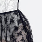 Elasticated Waist Lace Panel Ballet Skirt