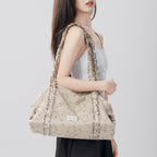 Ivoogle Mesh Crossbody Satchel