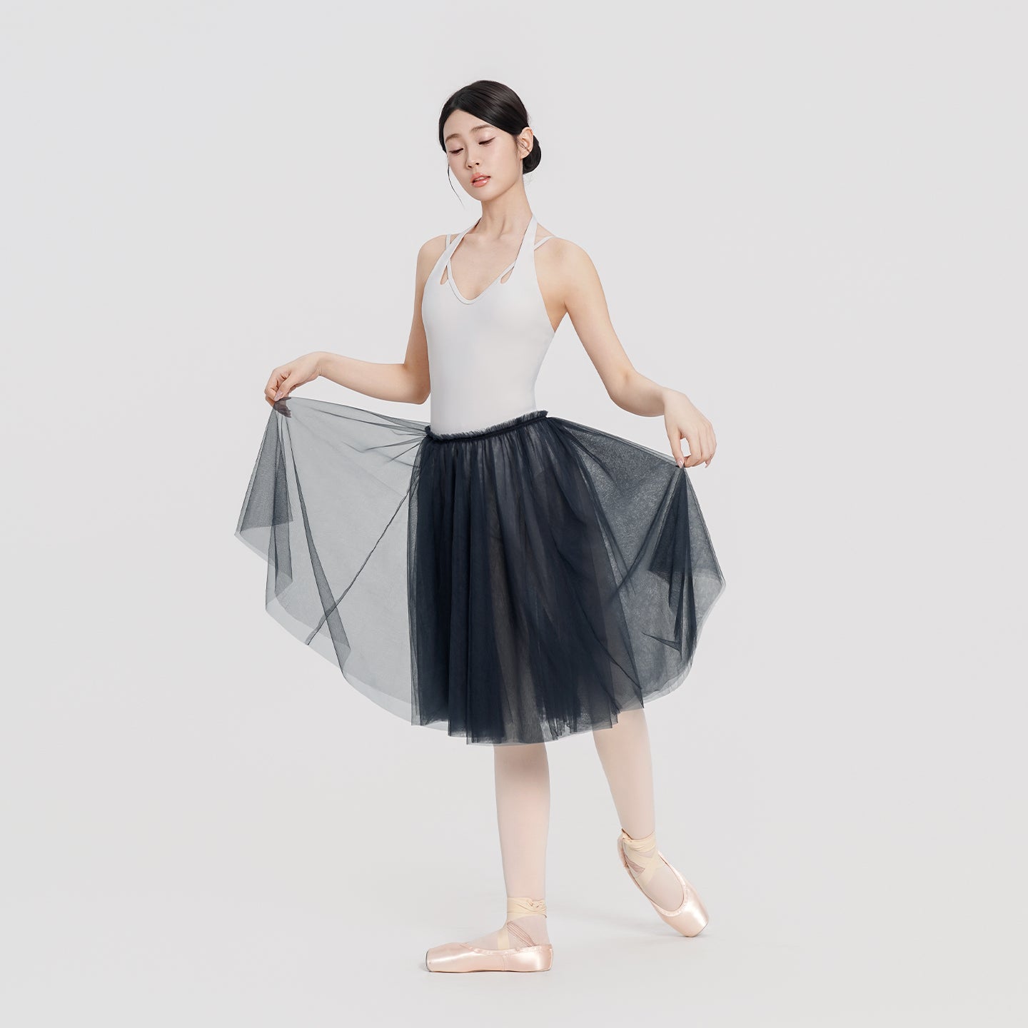 Midi Length Tutu Ballet Skirt