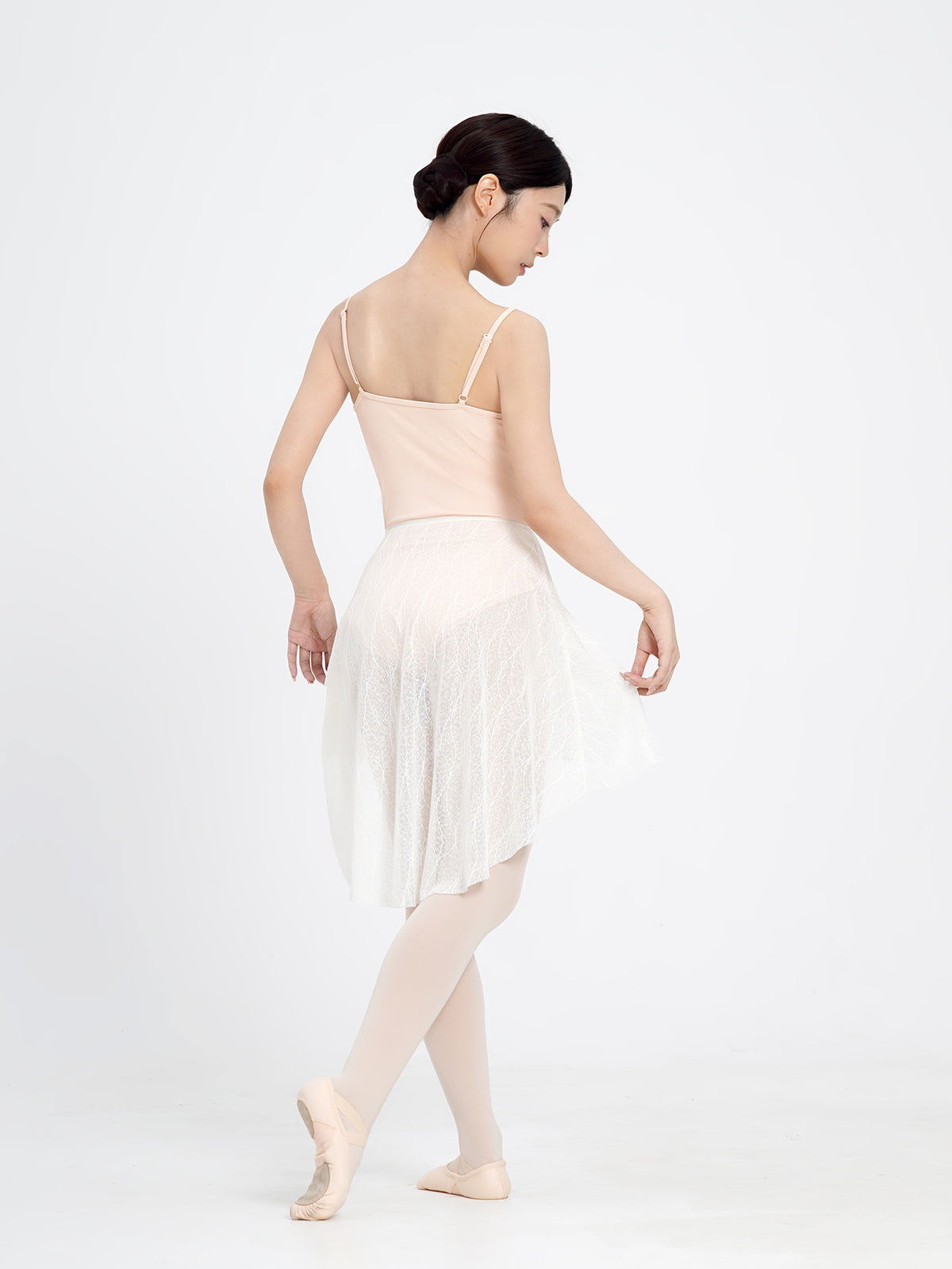 Tie Waist Midi Tulle Ballet Skirt