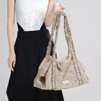Ivoogle Mesh Crossbody Satchel