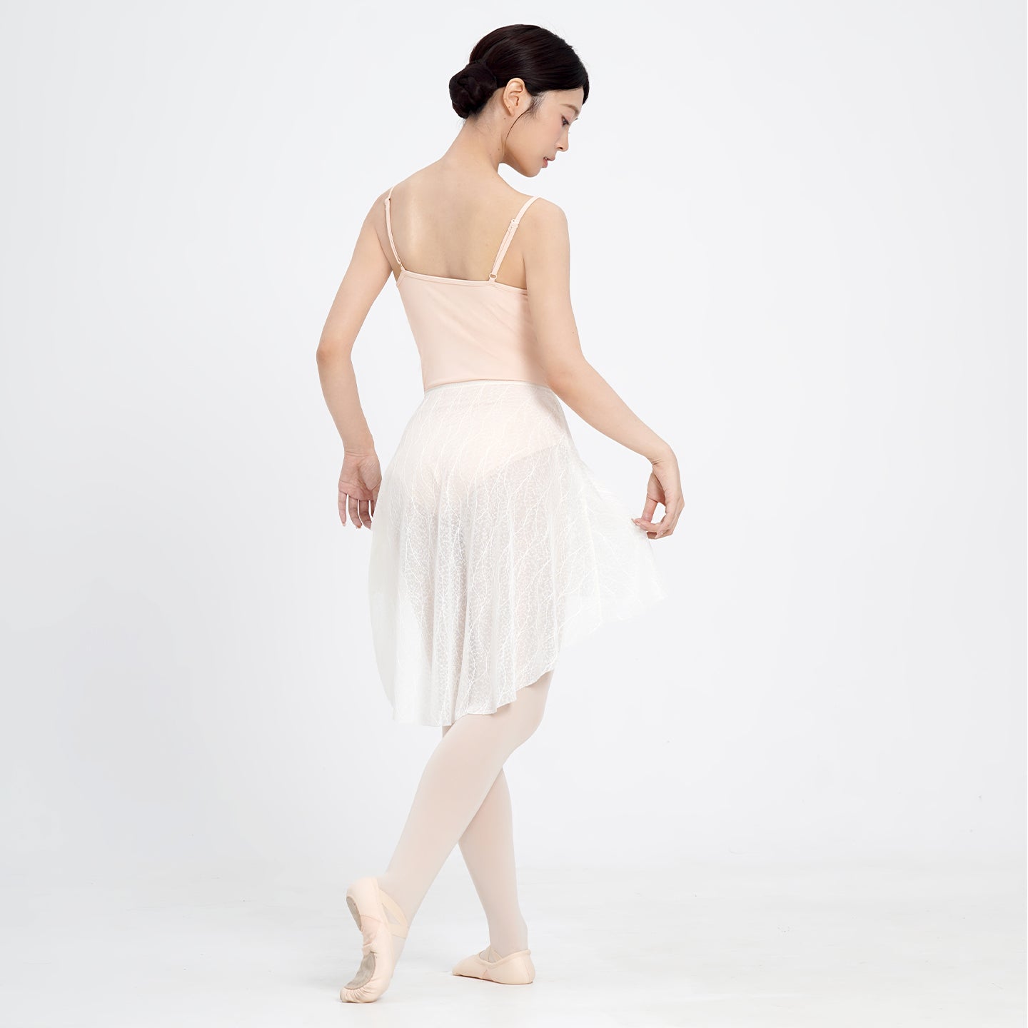 Elastic Waist Water Tulle Ballet Skirt