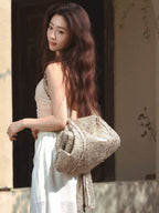 Ivoogle Mesh Crossbody Satchel
