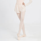 Textured Fabric Lace Trim Dance Shorts
