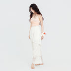 Lace Trim Hem Dance Trousers