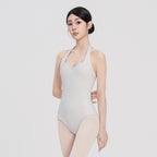 Nylon Halter Cami Leotard