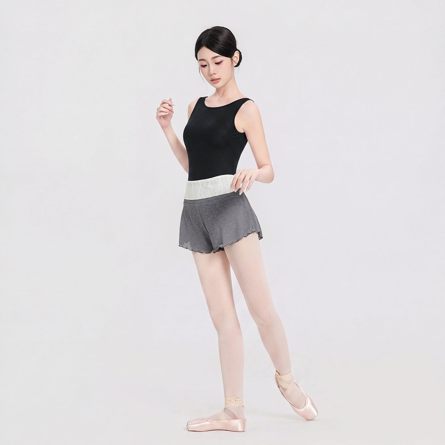 Adult nylon jacquard vest jumpsuit
