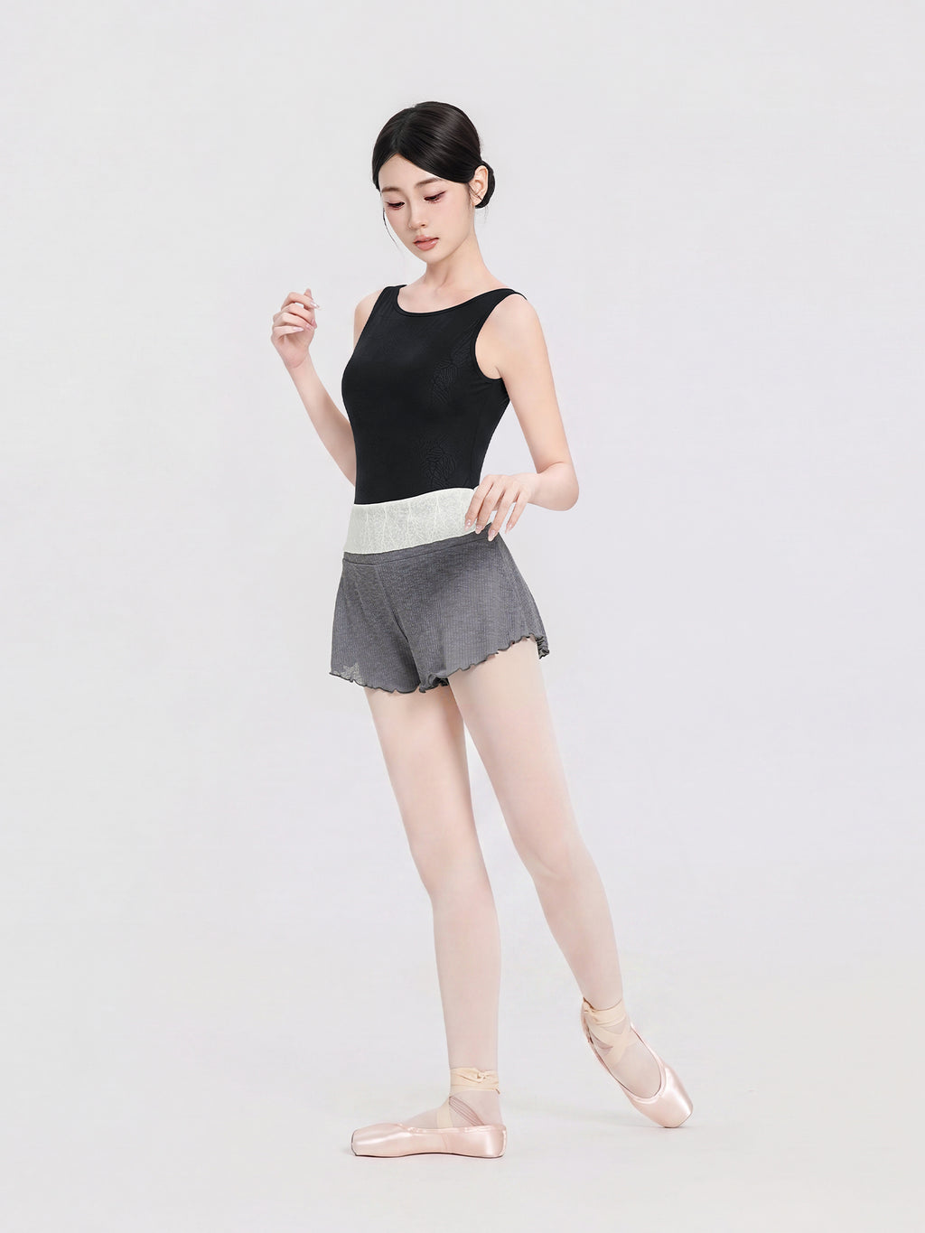 Adult nylon jacquard vest jumpsuit