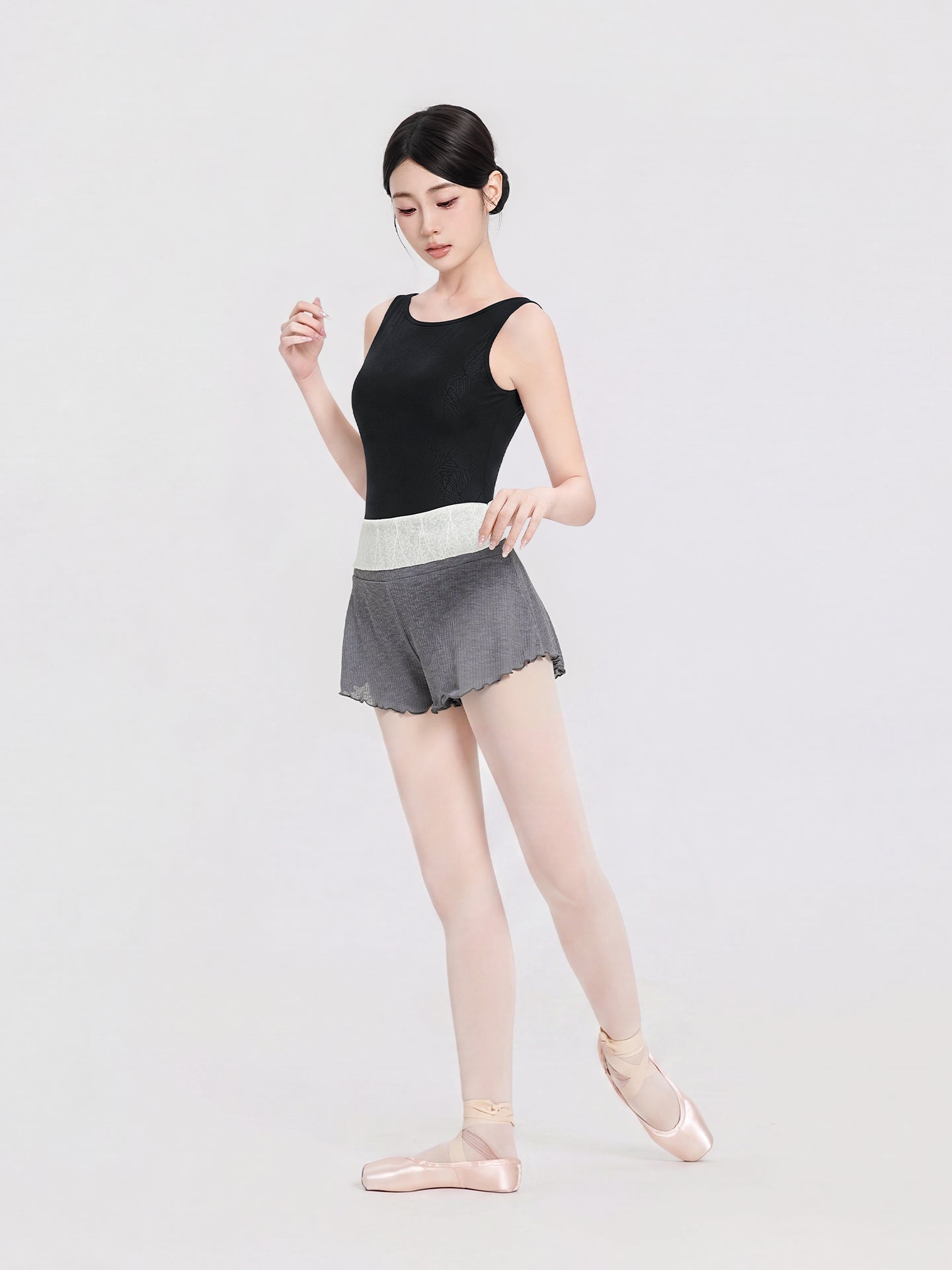 Adult nylon jacquard vest jumpsuit