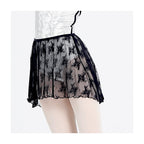 Elasticated Waist Lace Panel Ballet Skirt