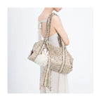 Ivoogle Mesh Crossbody Satchel